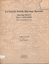 LaFayette Parish Marriage Records